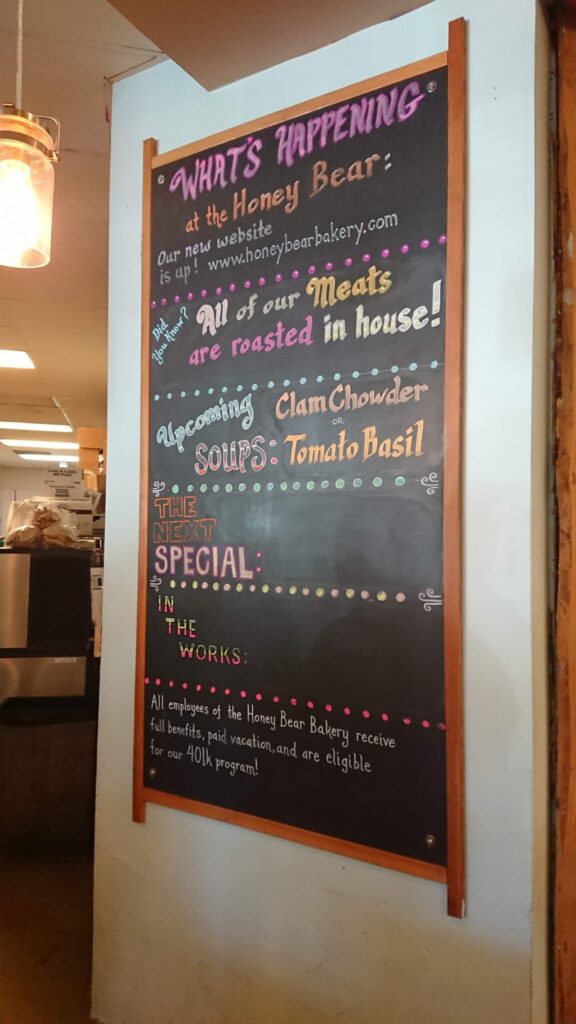 Honey Bear Bakery Menu 7